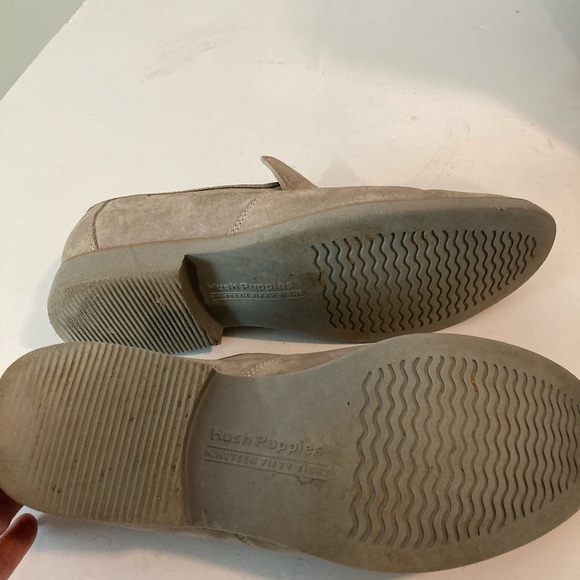 HUSH PUPPIES Men's Grey Suede Reminisce Penny Loafer Style Size US 8.5 GUC - Picture 7 of 16